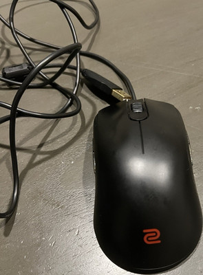 Zowie FK1+ Wired USB Optical Gaming Mouse 3200 DPI 5-Button Ergonomic Black