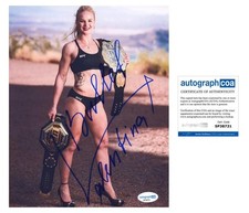 Valentina Shevchenko "Bullet" AUTOGRAPH Signed UFC Champ MMA 8x10 Photo B ACOA