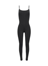 Wilfred Free Aritzia Womens Small Jumpsuit Life Divinity tight Fit Stretch Black
