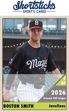 Boston Smith AFL Custom Baseball Card Los Ang...