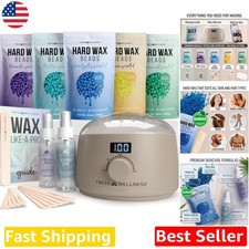 All-in-One Wax Kit for Home Use  Digital Display, Natural Wax, Face to Body