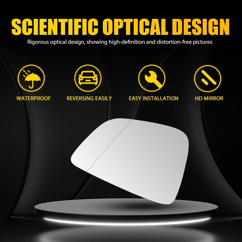 Espejo retrovisor térmico pasajero derecho vidrio para Volvo XC60 2010 2011 2012-17 31217278 1-10x Foto 4 de 4