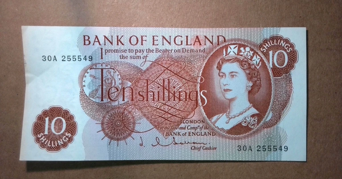 UK Paper Money 10 Shilling Note for sale | eBay