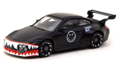 Tarmac Works 1/64 - Porsche 997 - Old & New - Noir Mat - T64-TL053-MB