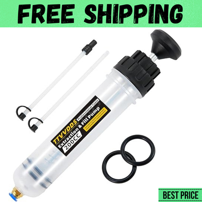 #ad Automotive Fluid Extractor Pump 200 cc Oil Extractor Pump with Hose $9.92