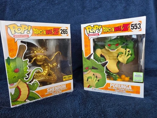 DragonBall Z POP Vinyl Porunga Shenron LOT OF 2 Limited