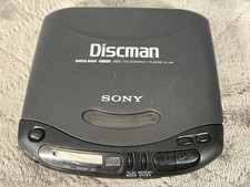 Vintage Sony Discman D-141 Portable CD Player Mega Bass READ