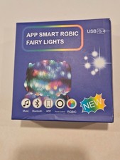 APP Smart RGBIC Fairy Lights with Remote App Control 33ft-100 Leds