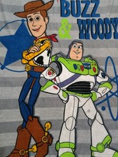 1P Disney TOY STORY 4 BUZZ & WOODY Plush Mink...