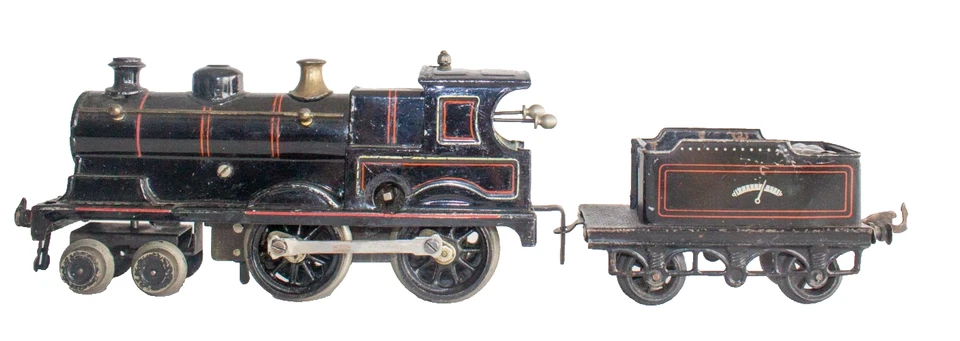 1920's Bing 0-35 British Market 4-4-0 Glossy 0-gauge Wind-Up Locomotive - Image 2 of 4