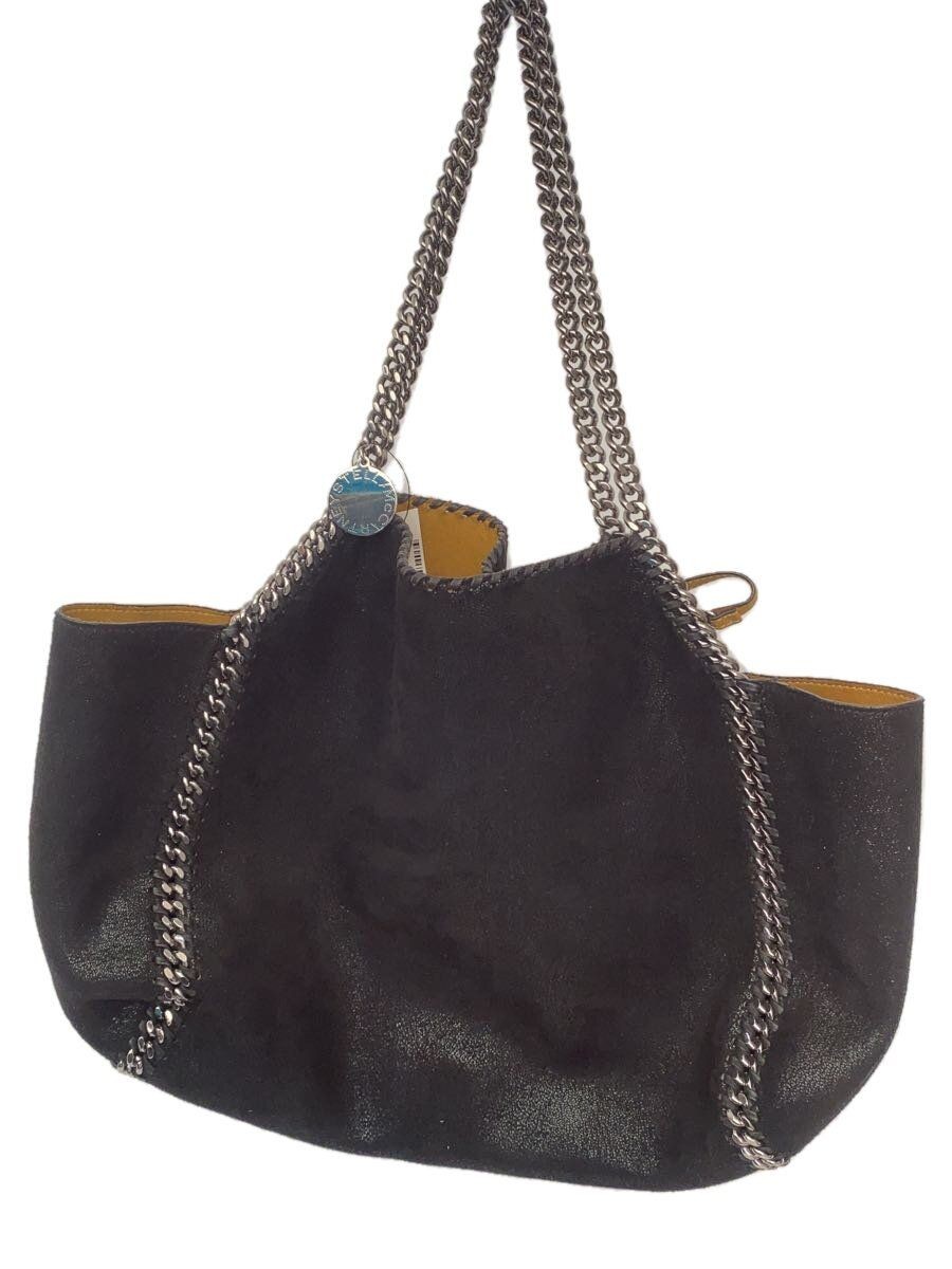 トートバッグ Stella McCartney Foldable Falabella black bag Women Black Falabella Fold-Over Tote | Stella McCartney US