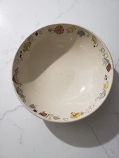 Rare Franciscan WOODLORE Salad Bowl 9 1/4"