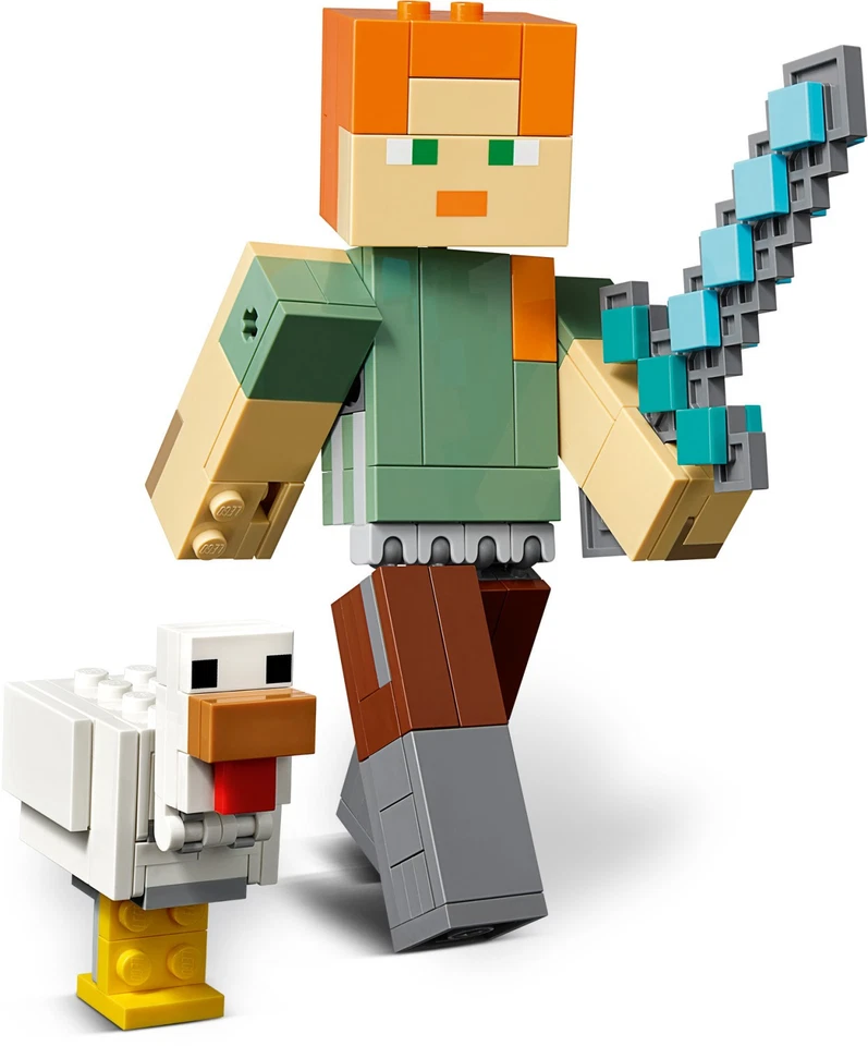 LEGO 21149 Minecraft - Alex et son poulet - Neuf, scellé (boîte abîmée) - Photo 4/4