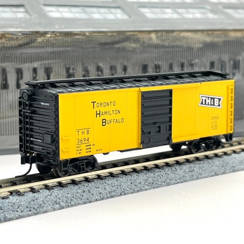 Coche de carga estándar Atlas escala N 34611 Toronto Hamilton Buffalo 40 ft THB 3694 | Condition: Used