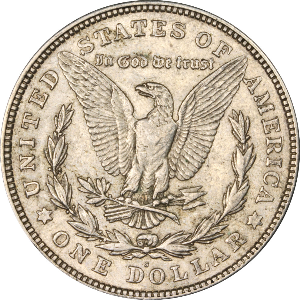 1921-S Morgan Silver Dollar - VAM 1B1- Thornhead