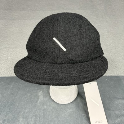 Saturdays New York x Mr. Porter Hat Men's OS Black Wool Embroidery Logo NWT