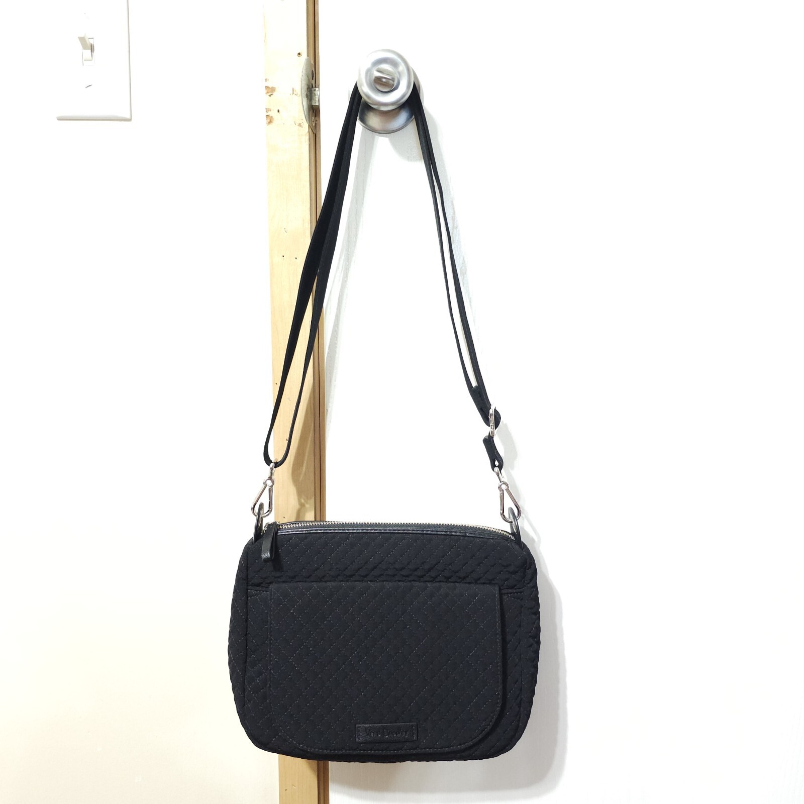 Vera Bradley Classic Black Carson Mini Shoulder Bag… Gem