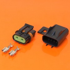 Genuine DELPHI 2 Way Metri Pack Pull To Seat Sealed 630 Series Connector 46 AMP
