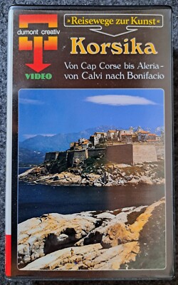 1 VHS-Kassette Korsika Reisewege zur Kunst Dumont creativ Videon