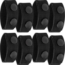 Durable Nylon Belt Keepers with Double Snaps for Tactical and Duty Belts