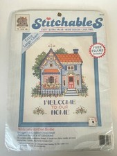 Dimensions Stitchables "Welcome To Our Home" Cross Stitch Kit w/ Frame 72123 NEW