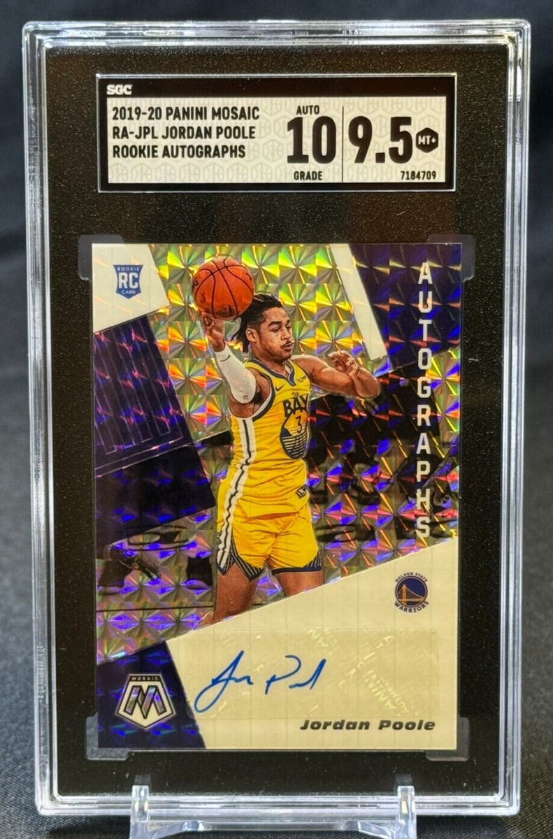 Jordan Poole 2019-20 Panini Mosaic Silver Rookie Card