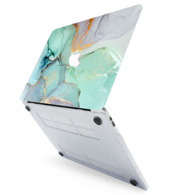 SLD - Copertina Di Copertina In Marmo Copertina Tappo Per Polvere Per Macbook Air 13 2020 M1 - Foto 10