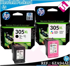 PACK TINTA NEGRO + TRICOLOR 305XL ORIGINAL IMPRESORAS HP DESKJET ENVY  CARTUCHO | eBay