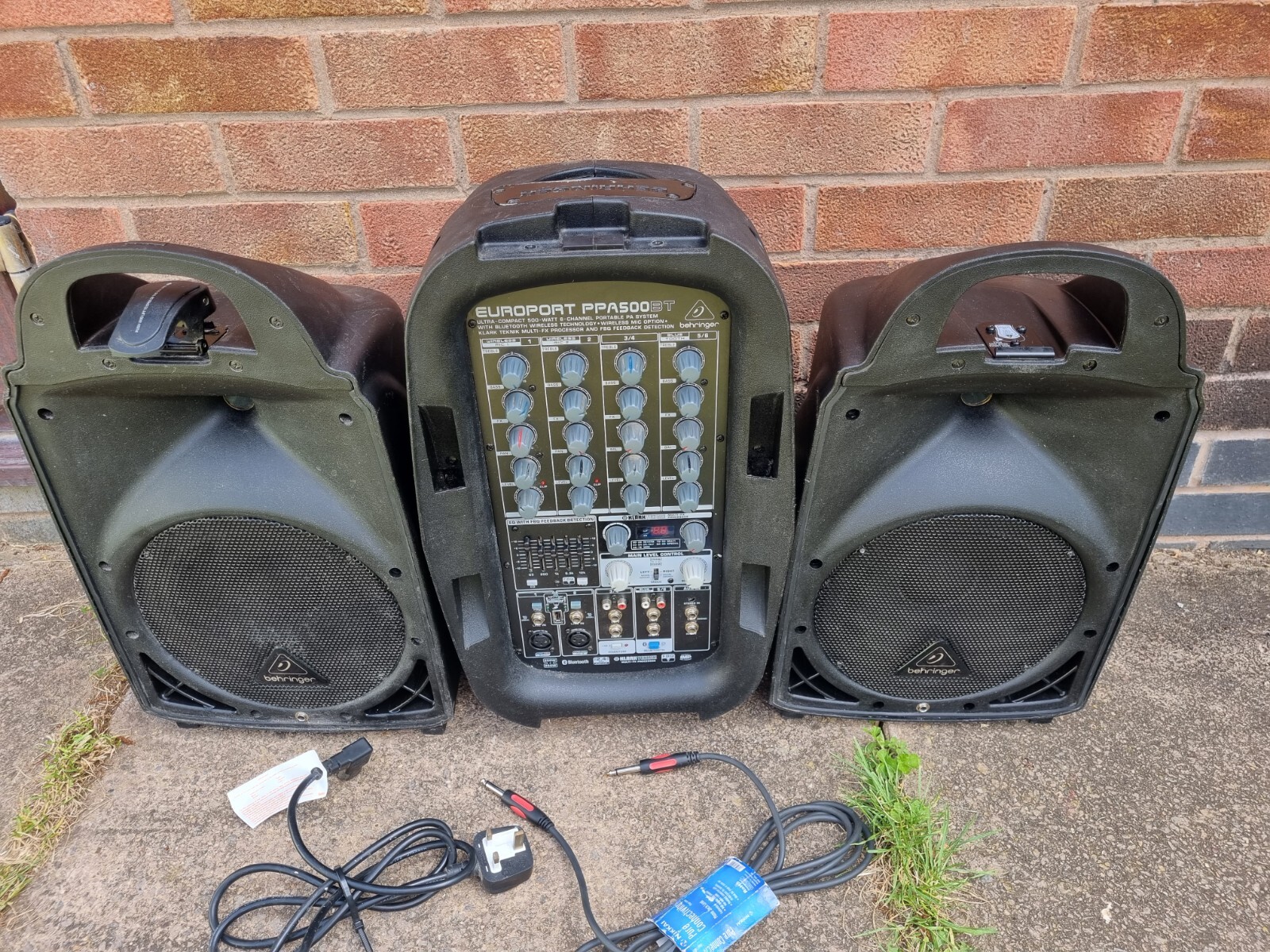 BEHRINGER EUROPORT PPA500BT PORTABLE PA SYSTEM eBay