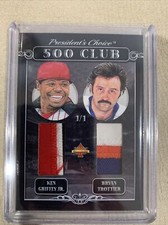 Ken Griffey Jr. &Bryan Trottier Game-Used Jersey Relic Memorabilia - 1/1 RARE
