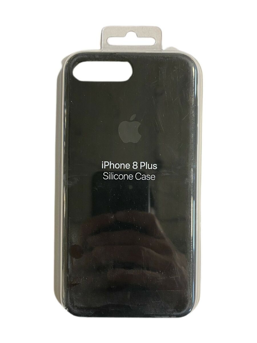 Apple iPhone 8 Plus/7 Plus Silicone Case Black