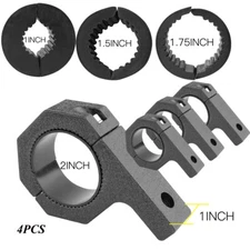 4x Mount Bracket Tube Clamp For LED Light Bar Bull Bar Pod 1" 1.5" 1.75" 2" inch
