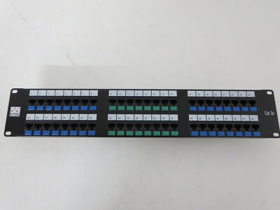 NTW 3PP-481CE 48 port enhanced Cat5E Patch Panel 19'' Rack Mount