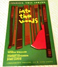INTO THE WOODS-(COMING THIS SPRING)- VANESSA WILLIAMS- WINDOW CARD