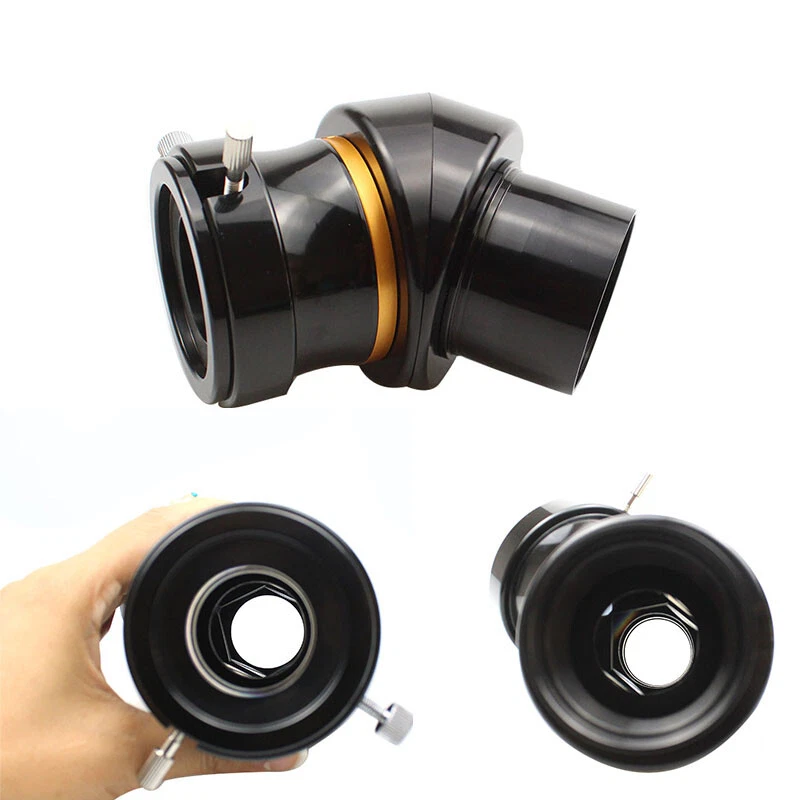 Espejo diagonal de prisma de montaje de metal 45° para telescopio para oculares de 2" y 1,25'' Foto 2 de 4