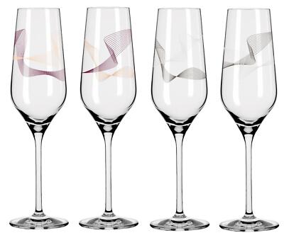 4er Set Ritzenhoff Kristallwind 01-04 Champagnergläser Romi Bohnenberg 2021