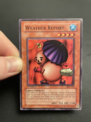Yu-Gi-Oh! TCG Weather Report Magic Ruler MRL-020 1st Edition