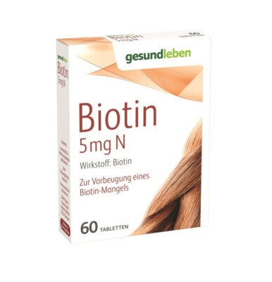 GESUND LEBEN Biotin 5 mg N Tabletten, 60 St PZN 04985234