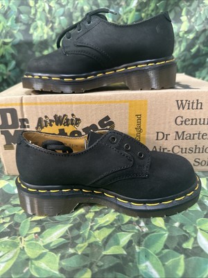 Dr Martens Black Kids Leather Ankle Shoes,3 Eyelet,  US Youth Size 13, NIB, NOS