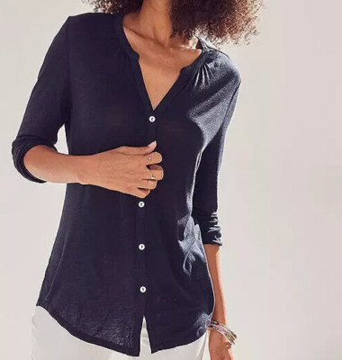 LASCANA Bluse mit Dreiviertelärmeln - Größe 10 - neu ohne Etikett - UVP 25 £