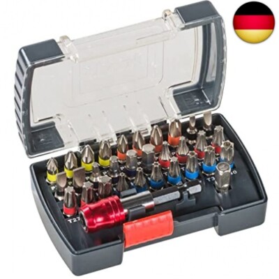 kwb Power Bit-Box   32-tlg inkl. Bits, Schnellwechsel-Bithalter mit Magnet in s