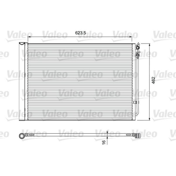 Valeo Kondensator Klimaanlage Mit Trockner FüR BMW 5Er Touring F11 F10-image