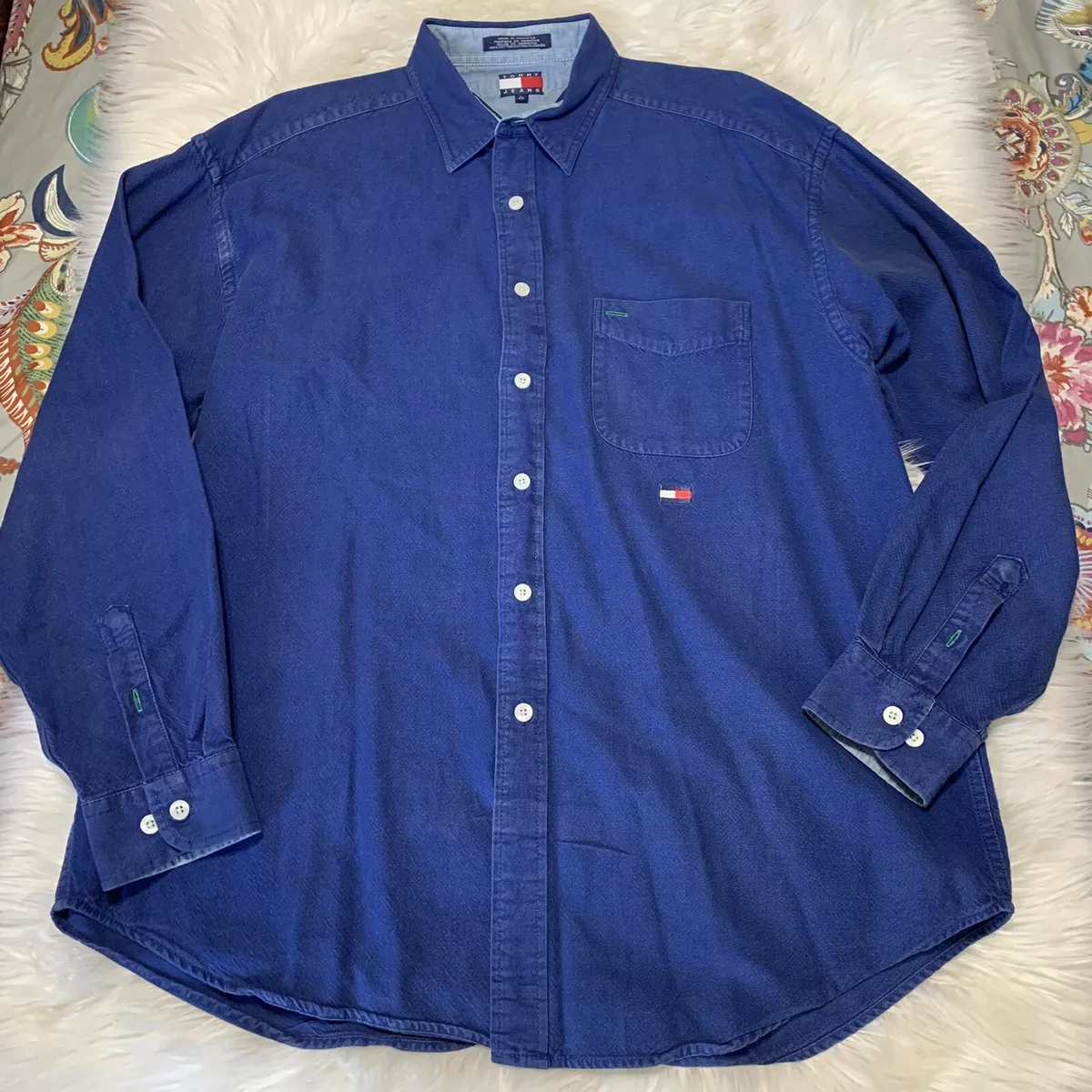 Tommy jeans button up online