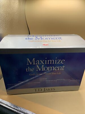 Maximize The Moment God s Action Plan For Your Life By T.D.Jakes Box Set