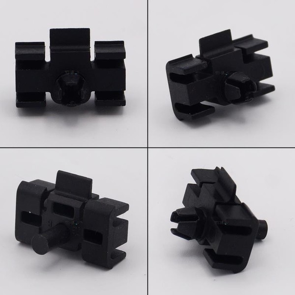 10 StüCk You.S Original Zierleisten Befestigungs Clips FüR Mercedes 190 (W201)-image