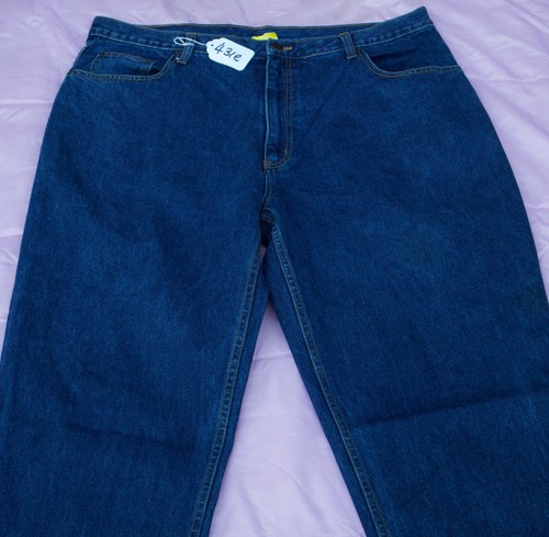 Jeans Mecca Pour Homme - Taille W40 X L30, Coutures Arc-en-ciel, 100% Coton, Occasion Excellent état