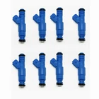 8- UPGRADE BLUE EV1 20LBS Fuel Injectors For 1986-1996 Ford F-150 5.0L/5.8L V8