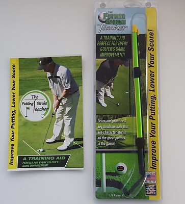 Golf Puttinghilfe, Putting Stroke Teacher von Burt Coyote, leicht aber robust