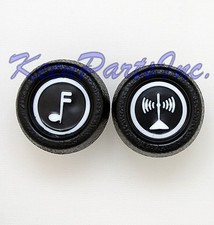 1972-1976 C3 Chevrolet Corvette Radio Knob Set Brand New Volume And Tune