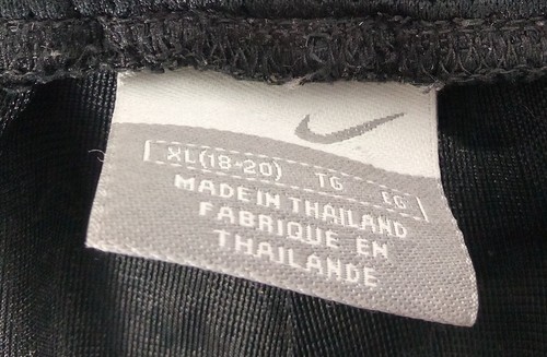 Nike Boys Basketball Shorts Size XL (18-20) 30-36" Waist Solid Black Mesh - Picture 3 of 5